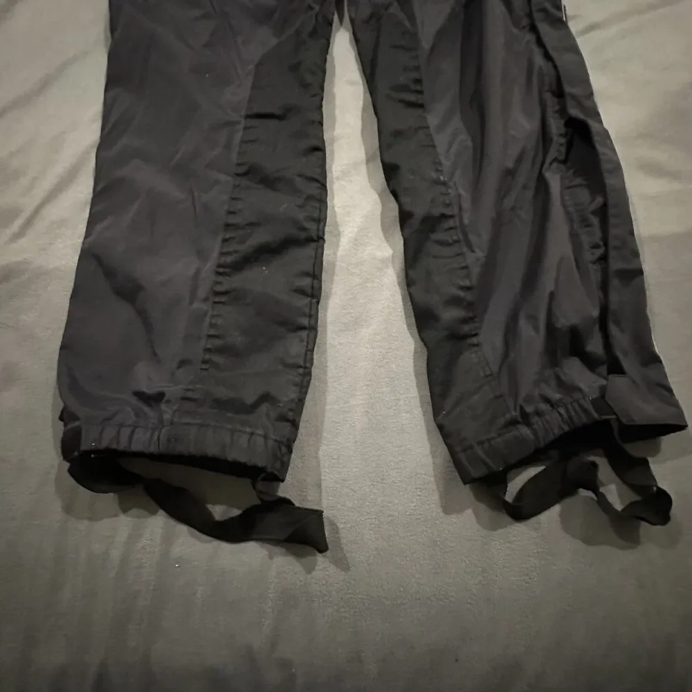 Harley Davidson Windbreaker Pants Mens M Rain Motorcycle Riding Black Nylon Y2K